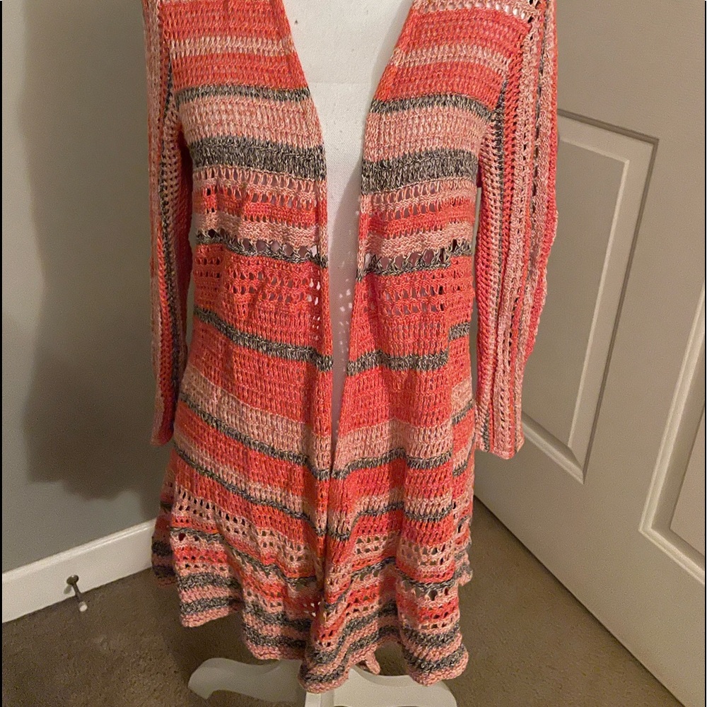 Style & Co cardigan multi colored size Large